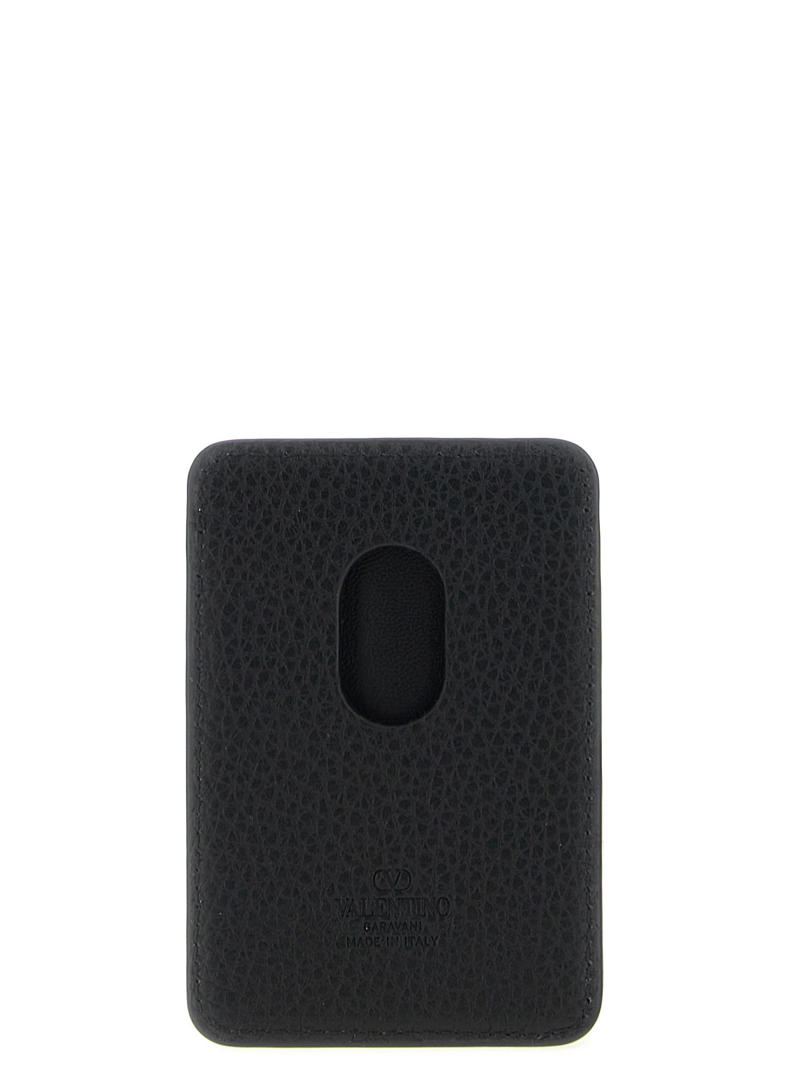 Valentino Valentino Garavani Rockstud Magnetic Card Holder Black