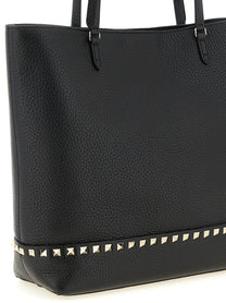 Valentino Valentino Garavani Rockstud Medium Shoulder Bag Black