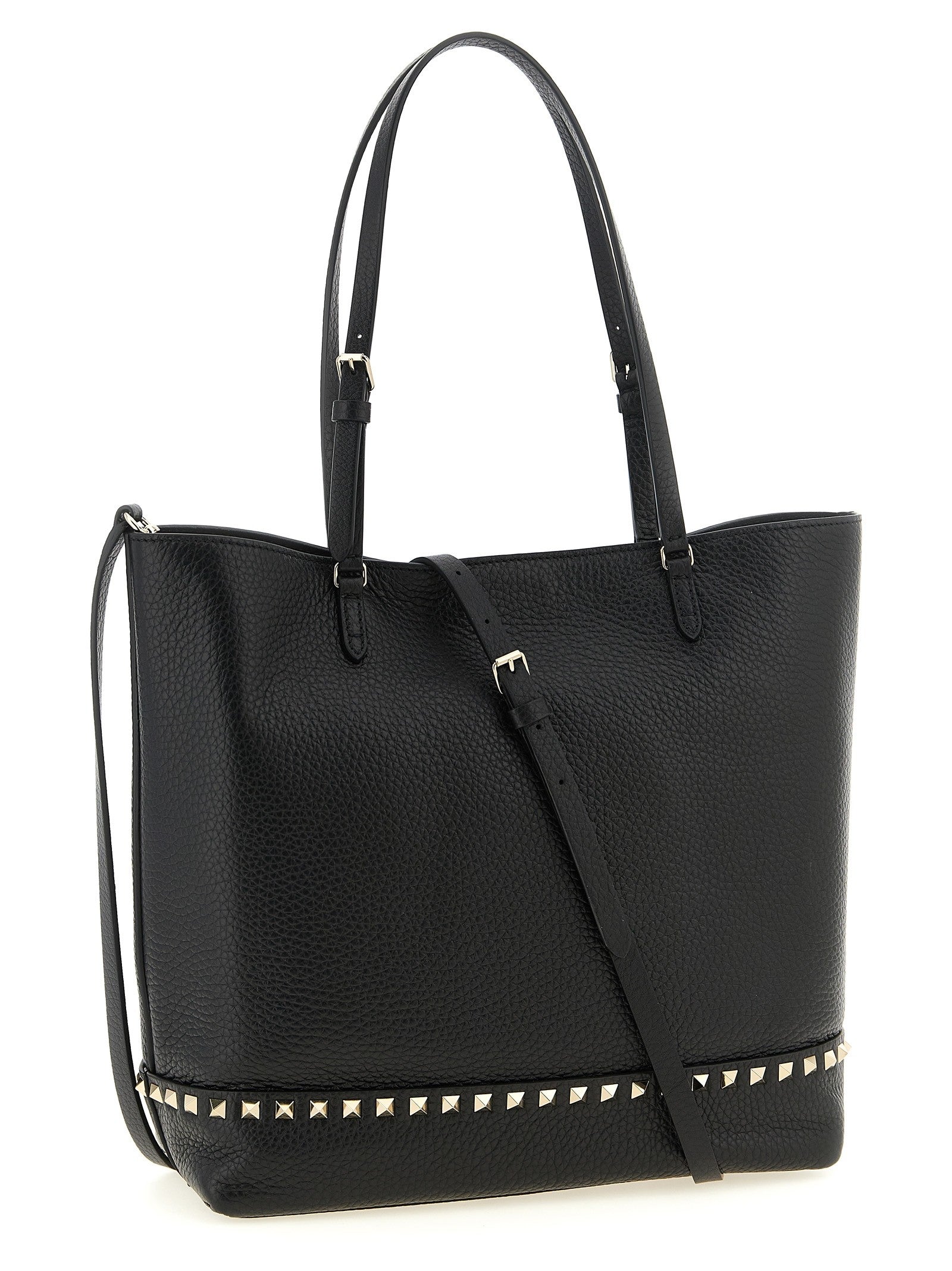 Valentino Valentino Garavani Rockstud Medium Shoulder Bag Black