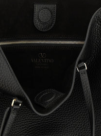 Valentino Valentino Garavani Rockstud Medium Shoulder Bag Black