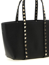 Valentino Valentino Garavani Rockstud Mini Shopping Bag Black