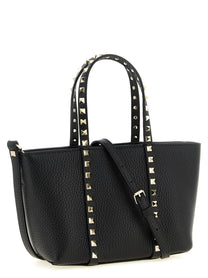 Valentino Valentino Garavani Rockstud Mini Shopping Bag Black