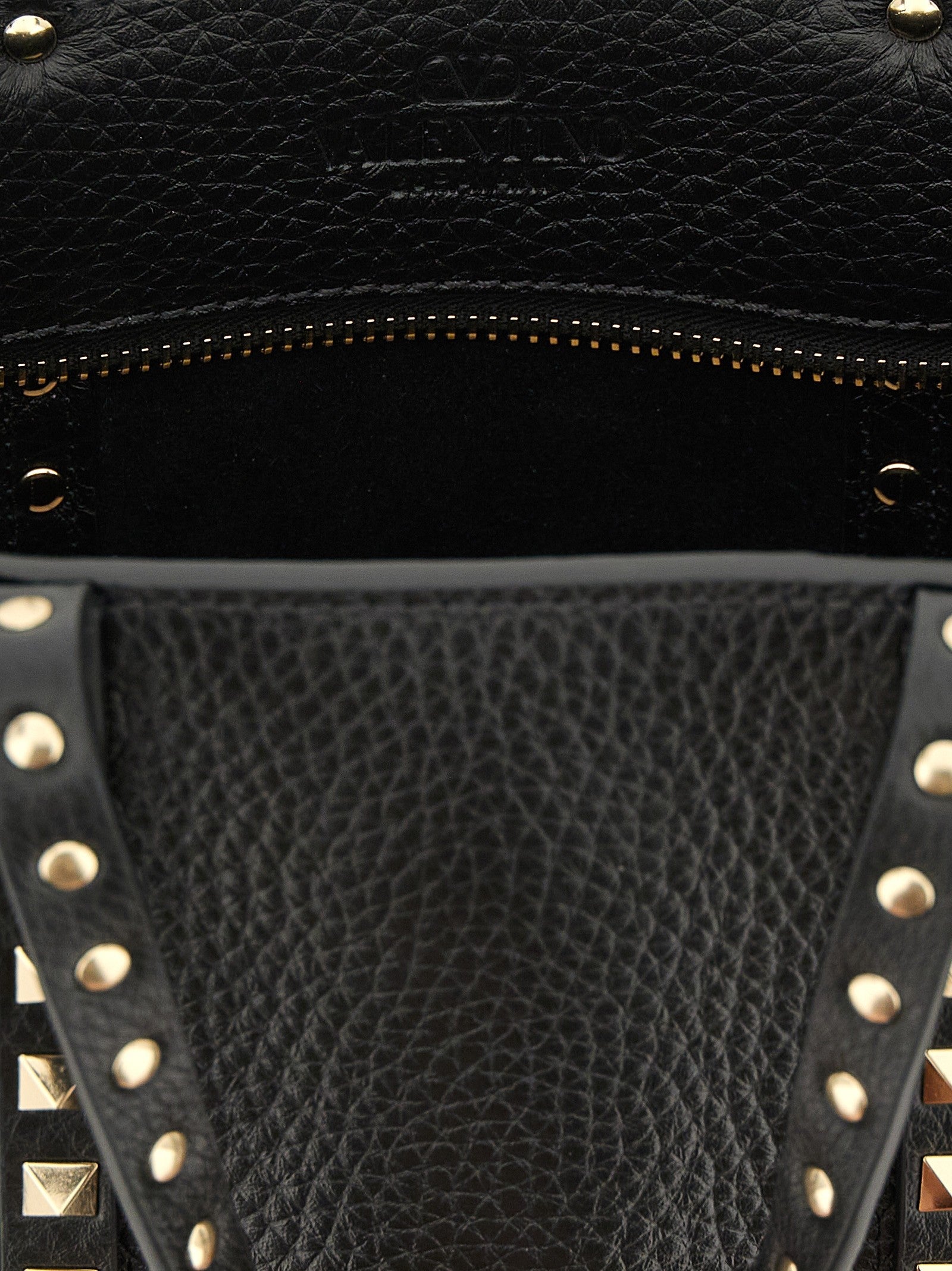 Valentino Valentino Garavani Rockstud Mini Shopping Bag Black