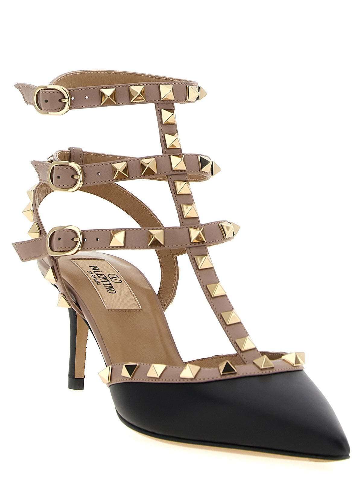 Valentino Valentino Garavani Rockstud Pumps Gold