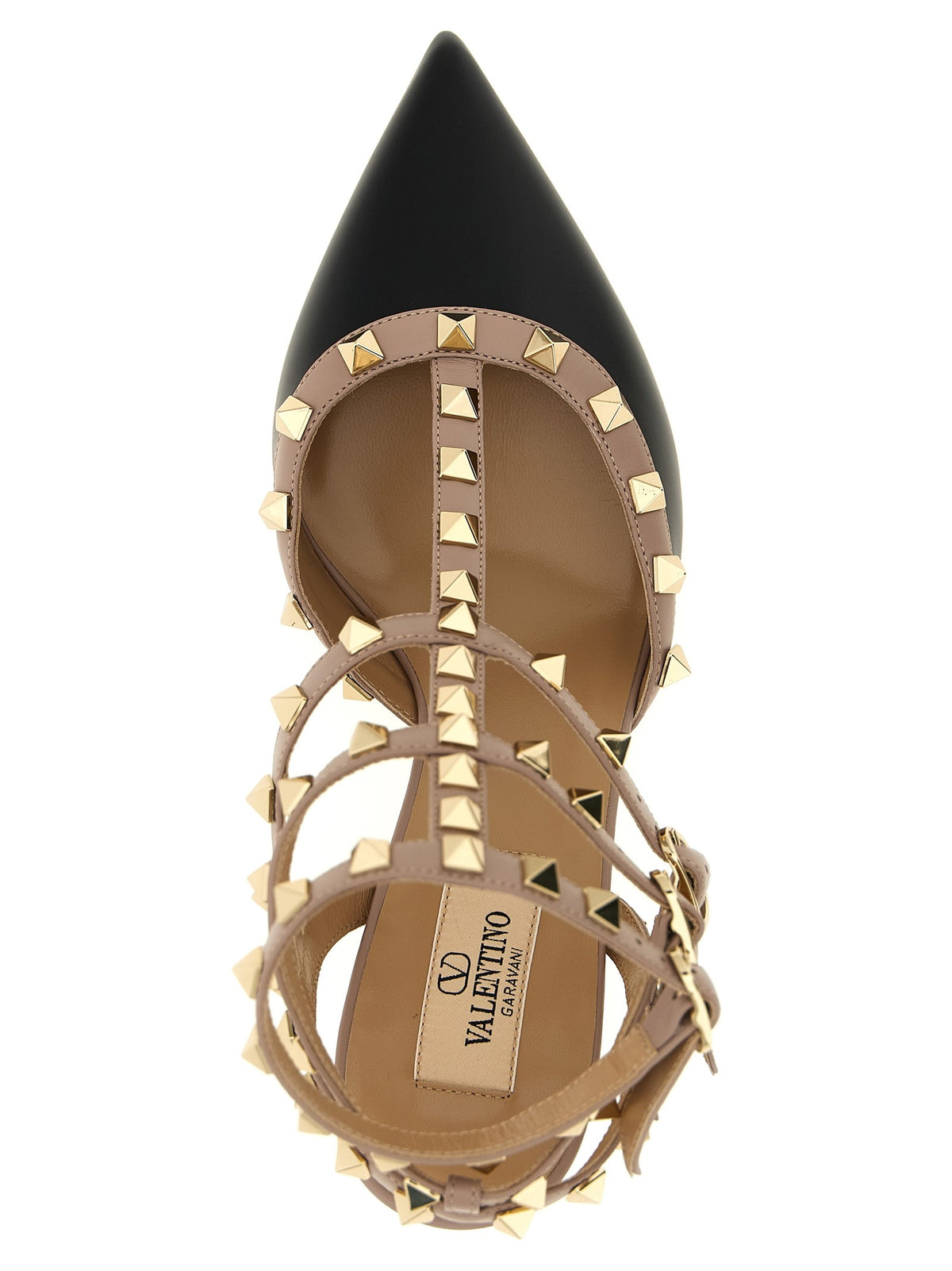 Valentino Valentino Garavani Rockstud Pumps Gold, view 4