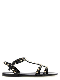 Valentino Valentino Garavani Rockstud Sandals Black