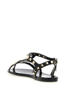 Valentino Valentino Garavani Rockstud Sandals Black