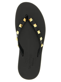 Valentino Valentino Garavani Rockstud Sandals Black