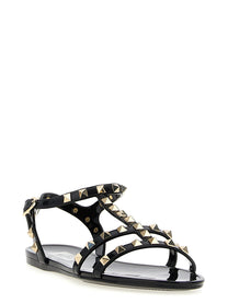Valentino Valentino Garavani Rockstud Sandals Black
