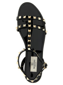 Valentino Valentino Garavani Rockstud Sandals Black