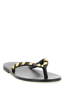 Valentino Valentino Garavani Rockstud Sandals Black