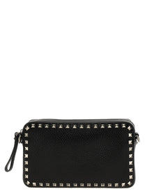 Valentino Valentino Garavani Rockstud Shoulder Bag Black