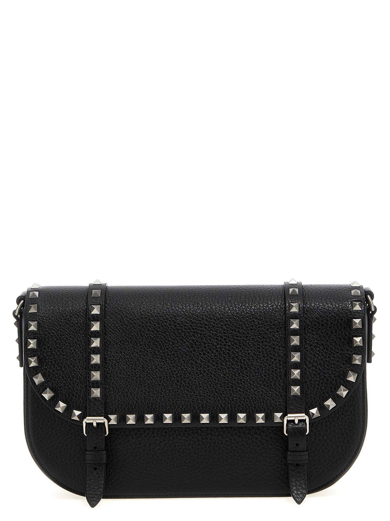 Valentino Valentino Garavani Rockstud Shoulder Bag Black