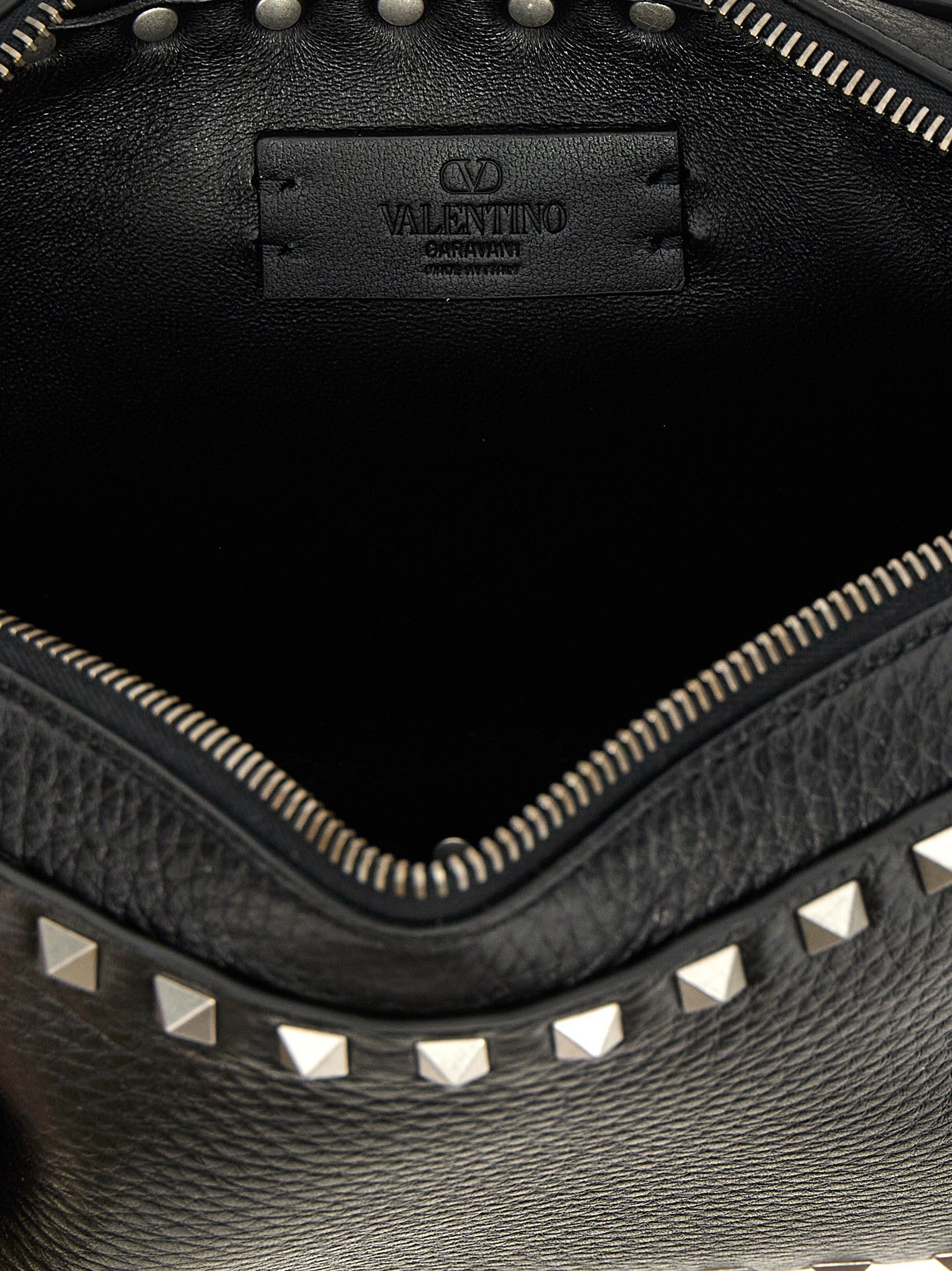 Valentino Valentino Garavani Rockstud Shoulder Bag Black