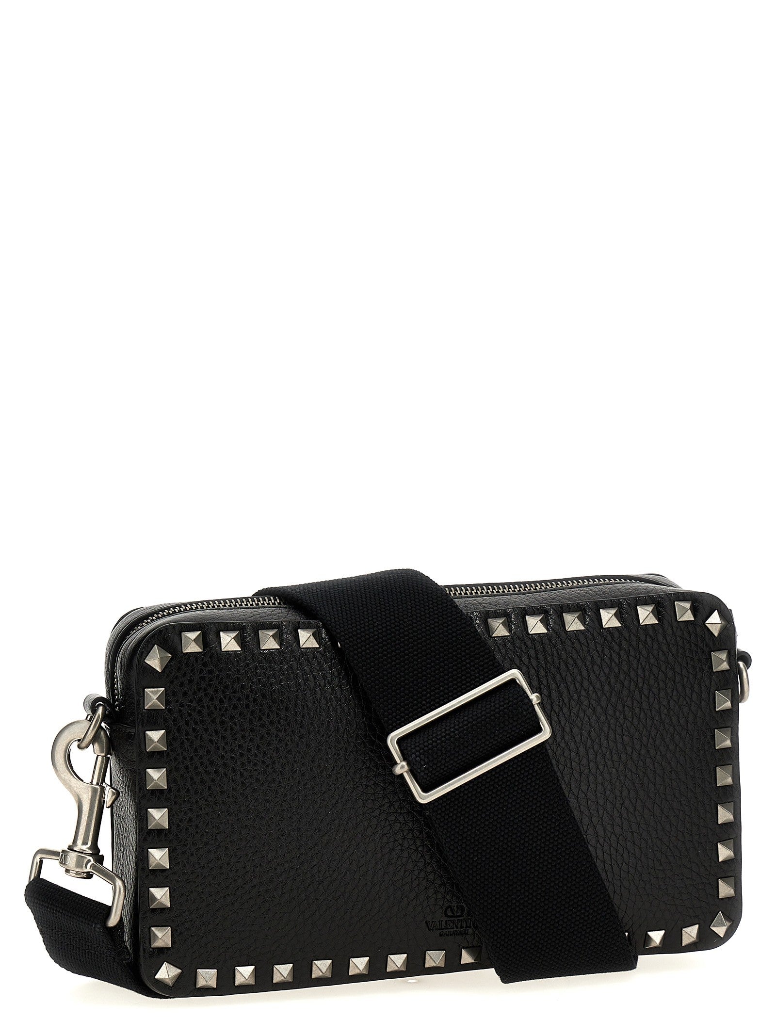 Valentino Valentino Garavani Rockstud Shoulder Bag Black