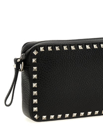 Valentino Valentino Garavani Rockstud Shoulder Bag Black