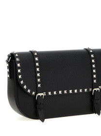 Valentino Valentino Garavani Rockstud Shoulder Bag Black
