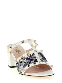 Valentino Valentino Garavani Rockstud Slides White