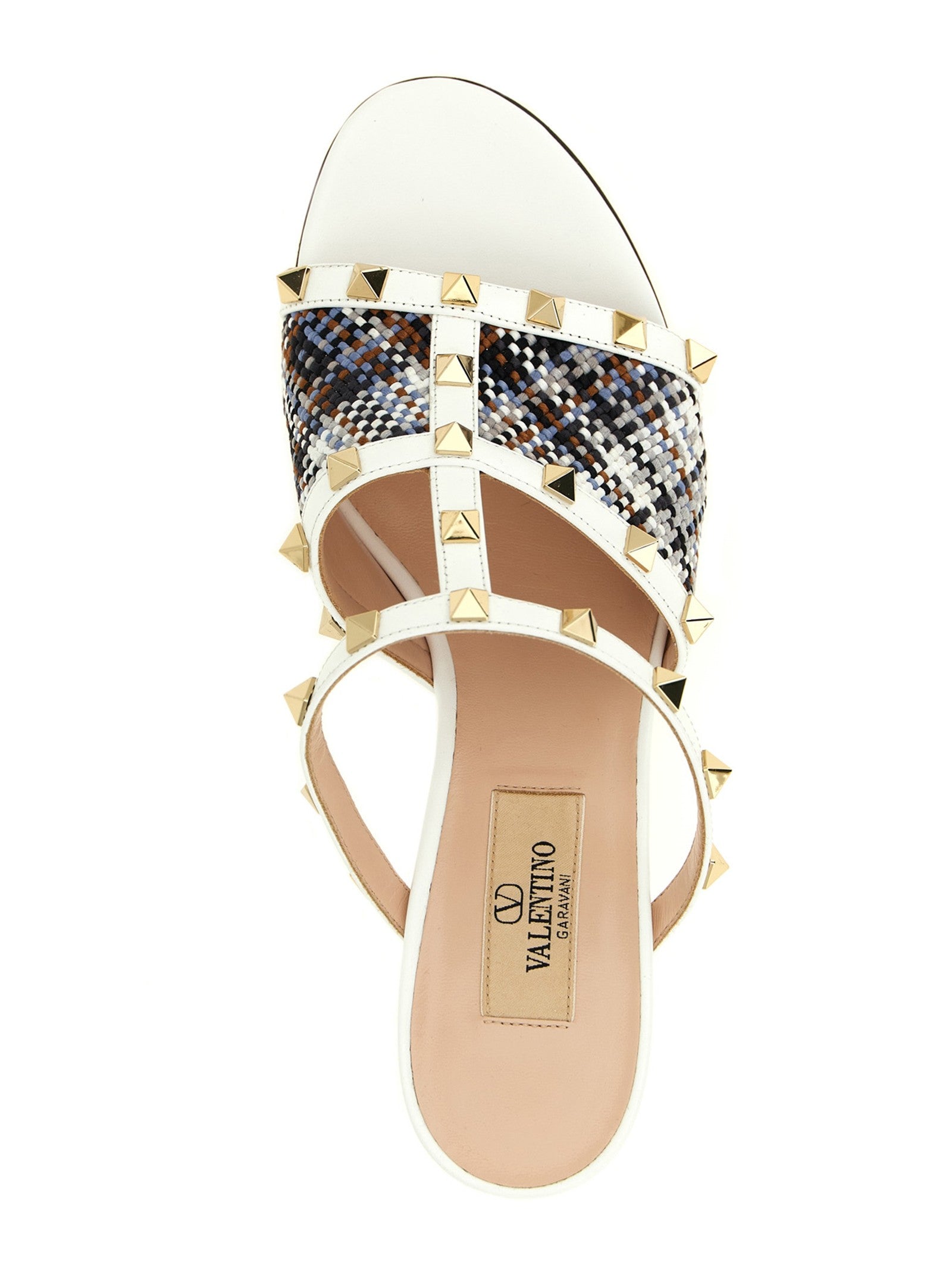 Valentino Valentino Garavani Rockstud Slides White