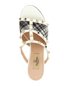 Valentino Valentino Garavani Rockstud Slides White