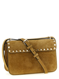 Valentino Valentino Garavani Rockstud Small Shoulder Bag Beige
