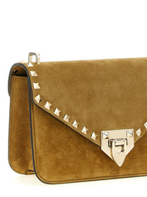 Valentino Valentino Garavani Rockstud Small Shoulder Bag Beige