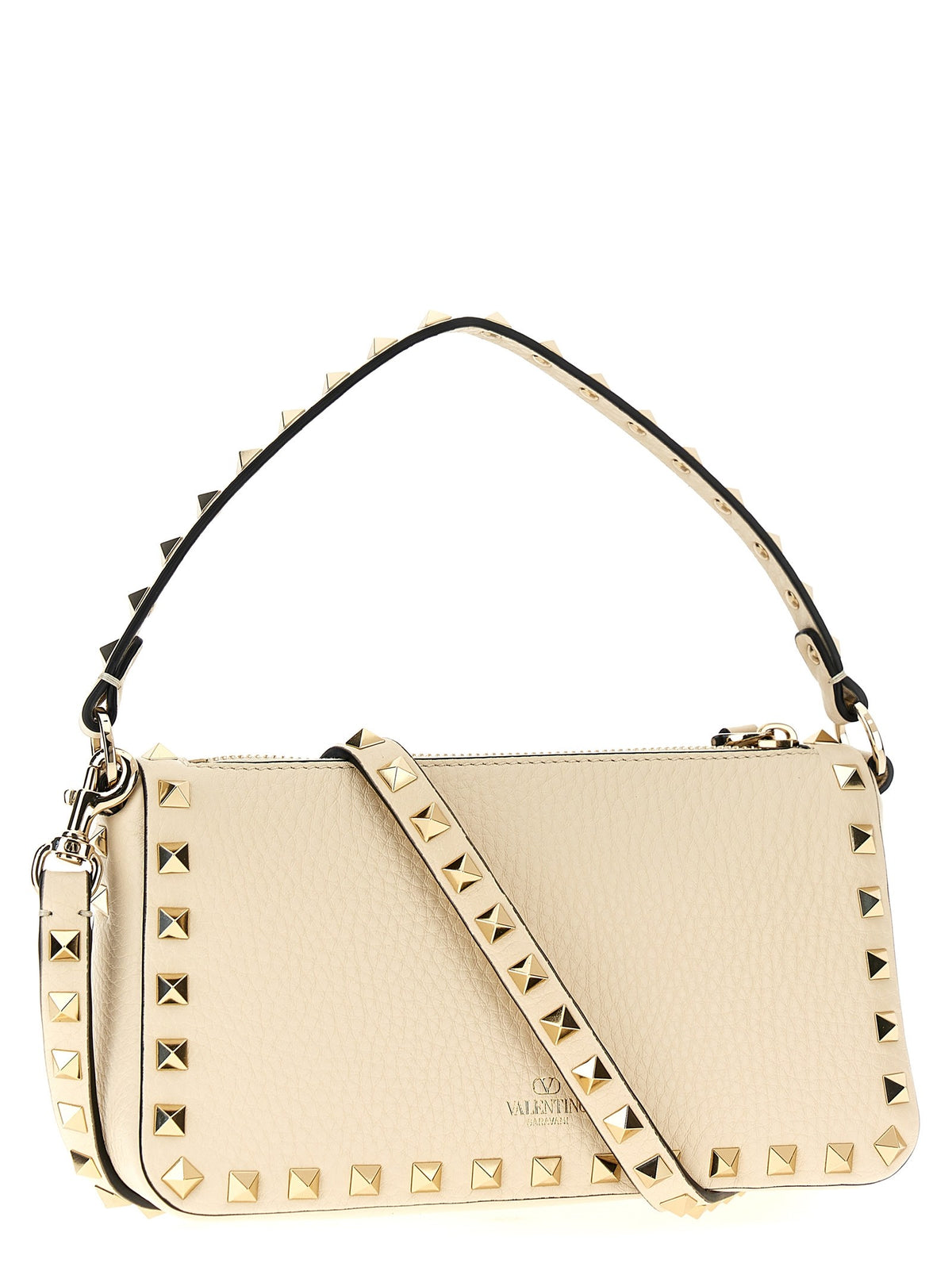 Valentino Valentino Garavani Rockstud Small Shoulder Bag White