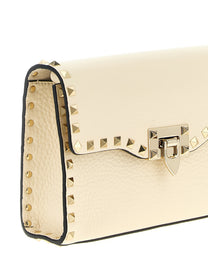 Valentino Valentino Garavani Rockstud Small Shoulder Bag White
