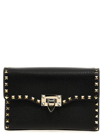 Valentino Valentino Garavani Rockstud Small Shoulder Bag Black