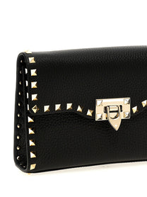 Valentino Valentino Garavani Rockstud Small Shoulder Bag Black