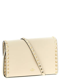 Valentino Valentino Garavani Rockstud Small Shoulder Bag White