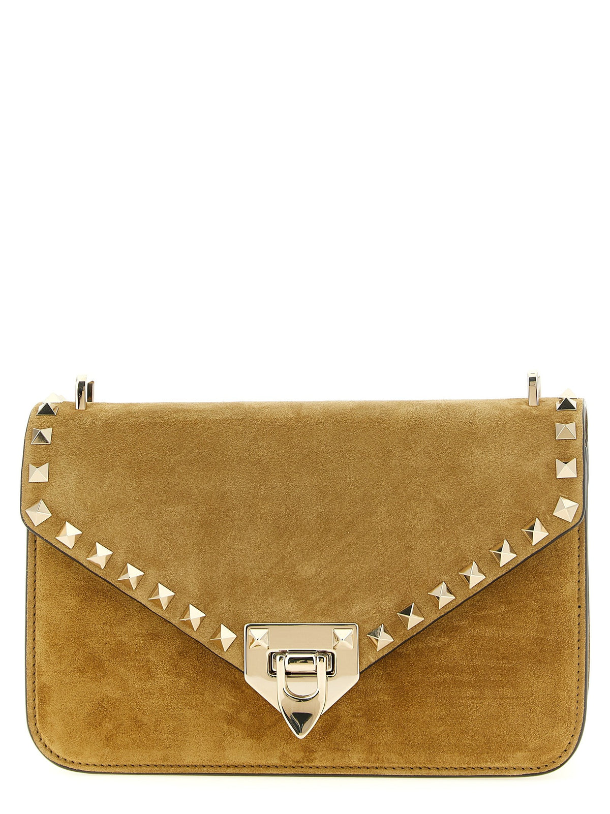 Valentino Valentino Garavani Rockstud Small Shoulder Bag Beige
