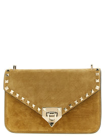 Valentino Valentino Garavani Rockstud Small Shoulder Bag Beige