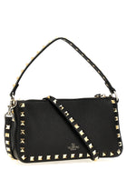 Valentino Valentino Garavani Rockstud Small Shoulder Bag Black, view 2