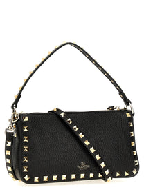 Valentino Valentino Garavani Rockstud Small Shoulder Bag Black
