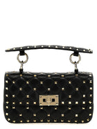 Valentino Valentino Garavani Rockstud Spike Handbag Black
