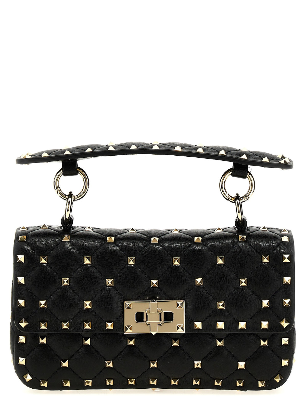 Valentino Valentino Garavani Rockstud Spike Handbag Black