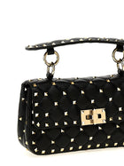 Valentino Valentino Garavani Rockstud Spike Handbag Black, view 3