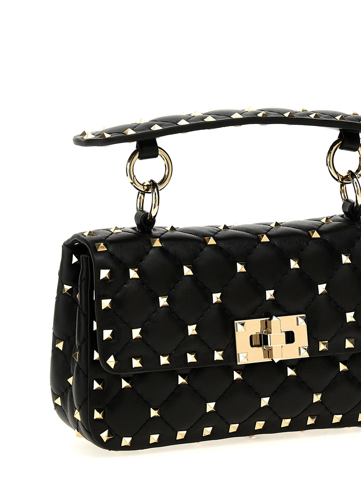 Valentino Valentino Garavani Rockstud Spike Handbag Black