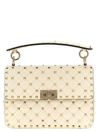 Valentino Valentino Garavani Rockstud Spike Shoulder Bag White