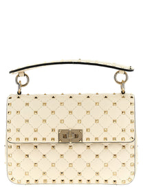 Valentino Valentino Garavani Rockstud Spike Shoulder Bag White