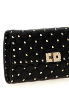 Valentino Valentino Garavani Rockstud Spike Shoulder Bag Black, view 3