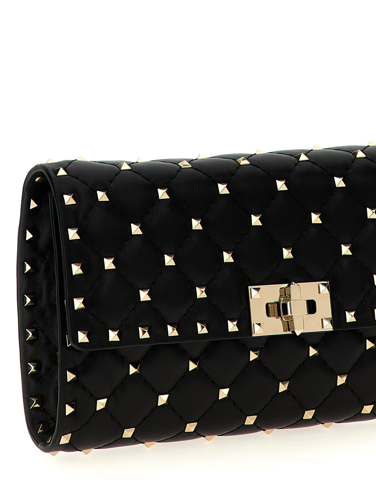 Valentino Valentino Garavani Rockstud Spike Shoulder Bag Black