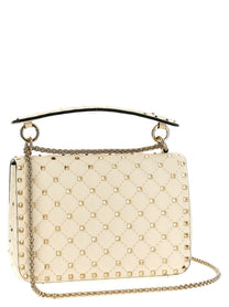 Valentino Valentino Garavani Rockstud Spike Shoulder Bag White