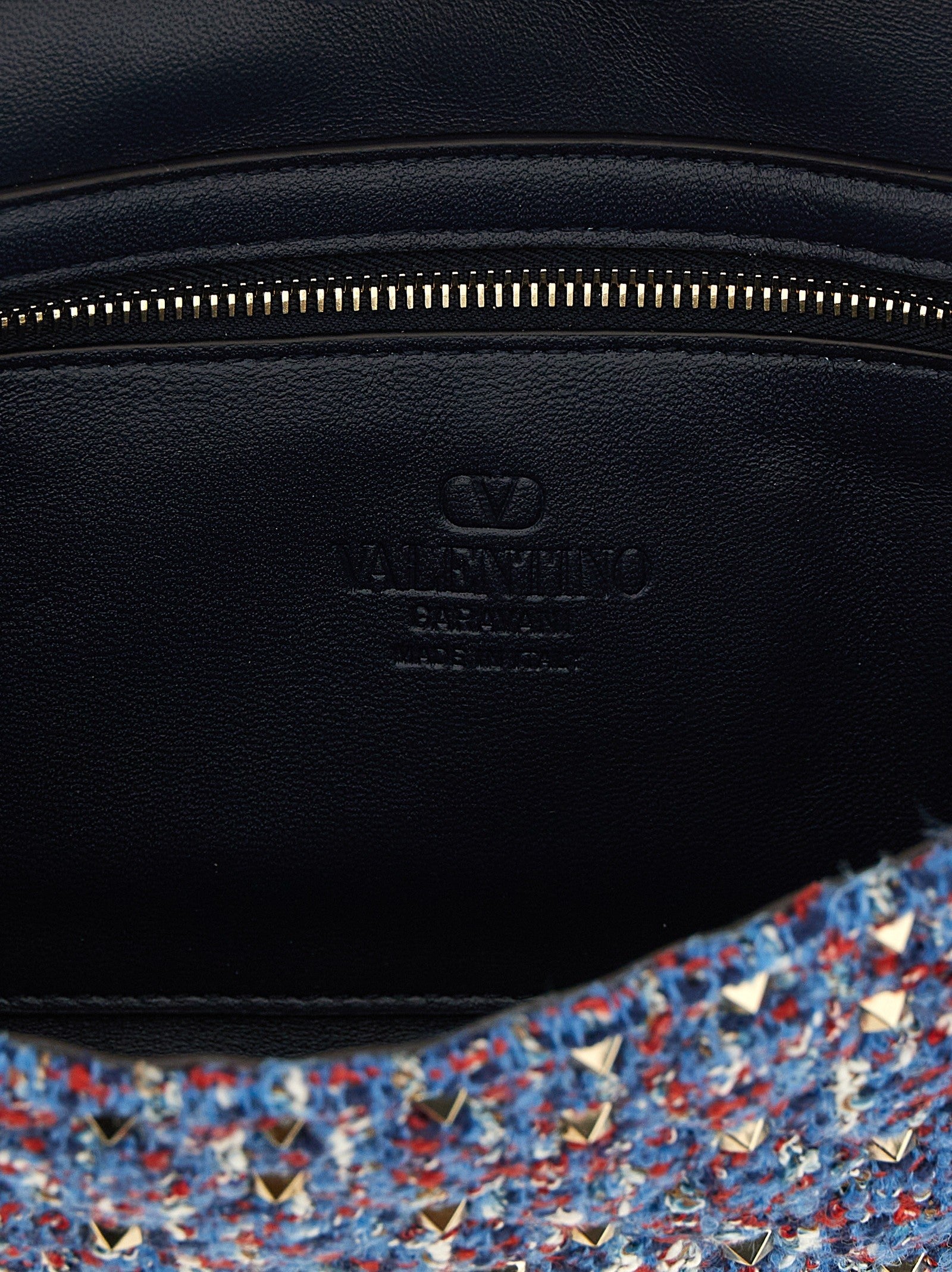 Valentino Valentino Garavani Rockstud Spike Shoulder Bag Blue