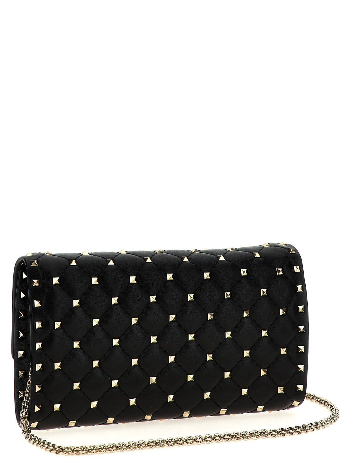 Valentino Valentino Garavani Rockstud Spike Shoulder Bag Black, view 2