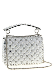 Valentino Valentino Garavani Rockstud Spike Shoulder Bag Silver