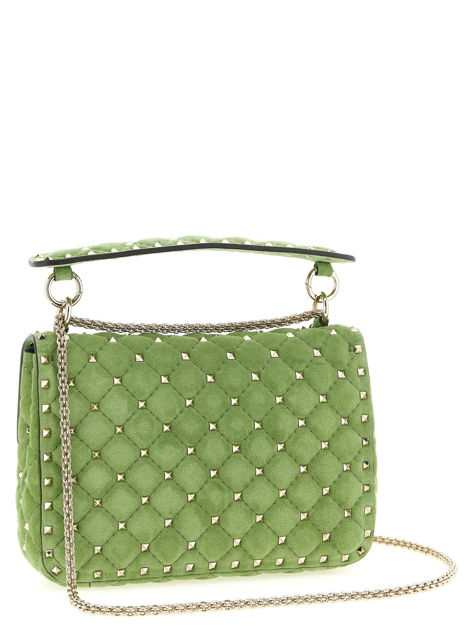 Valentino Valentino Garavani Rockstud Spike Shoulder Bag Green