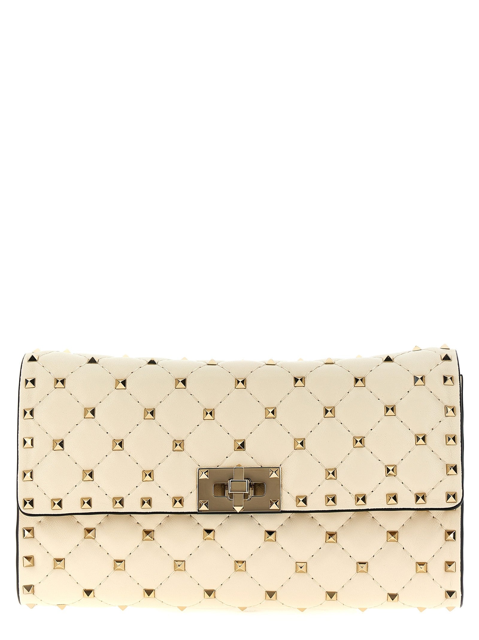 Valentino Valentino Garavani Rockstud Spike Shoulder Bag White