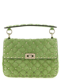 Valentino Valentino Garavani Rockstud Spike Shoulder Bag Green